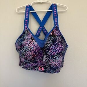 Under Armour Infinity Leopard Print Sports Bra